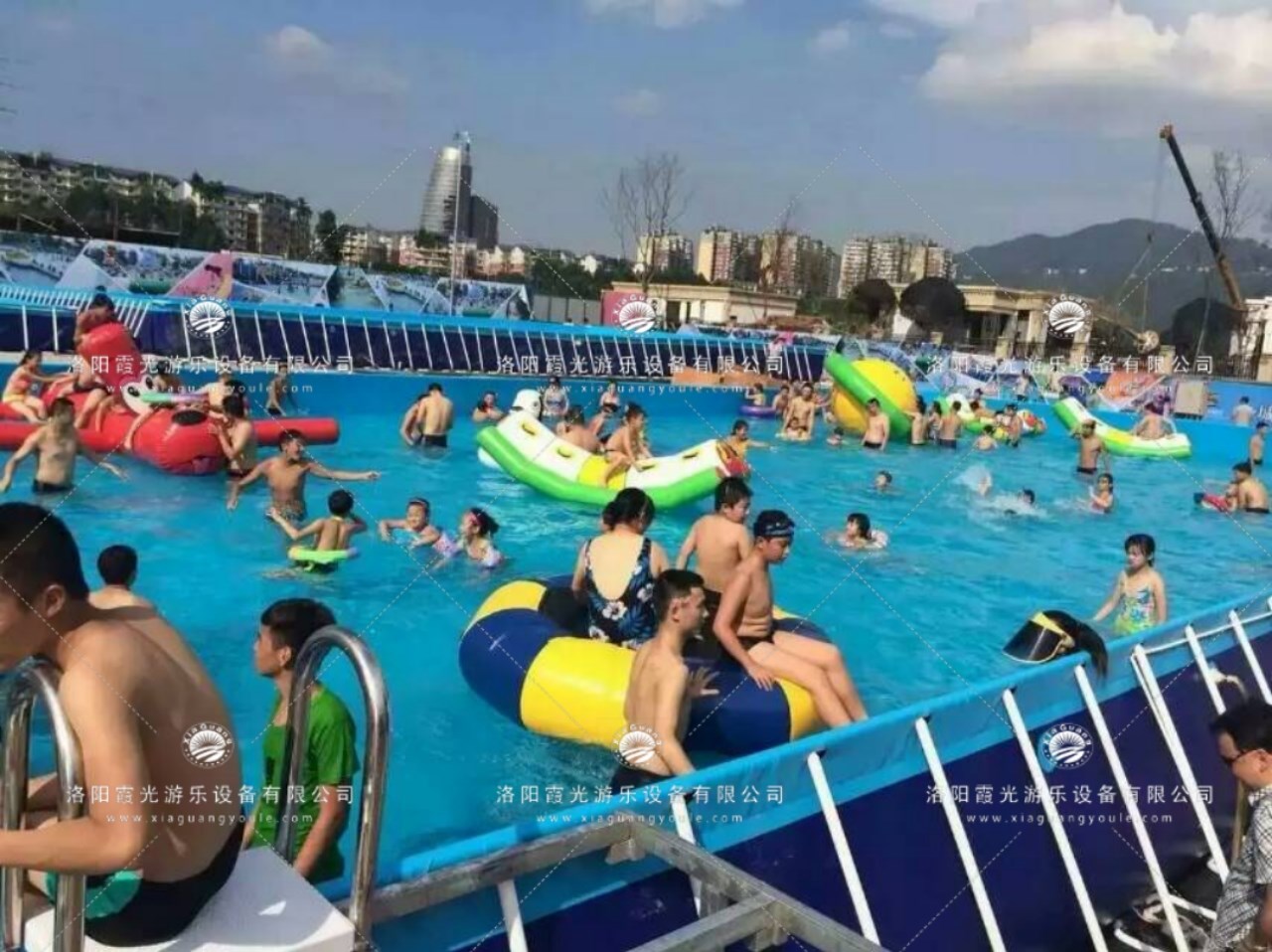 独山支架泳池